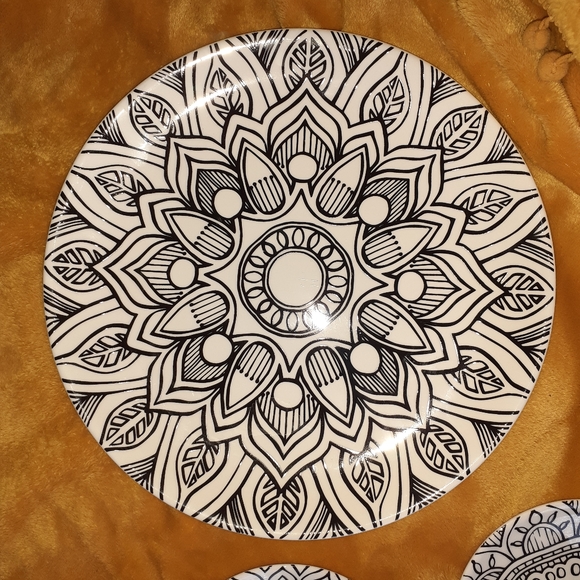 Cypress Home Mandala Platter and Dessert Plates - Picture 7 of 7